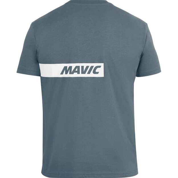 Marškinėliai MAVIC SHORT SLEEVE TEE CORPORATE STRIPE ORION BLUE OFF-WHITE (T000216) 1