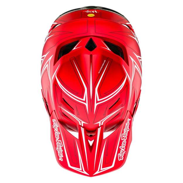 TLD HELMET D4 COMPOSITE PINNED RED (14050500) 7