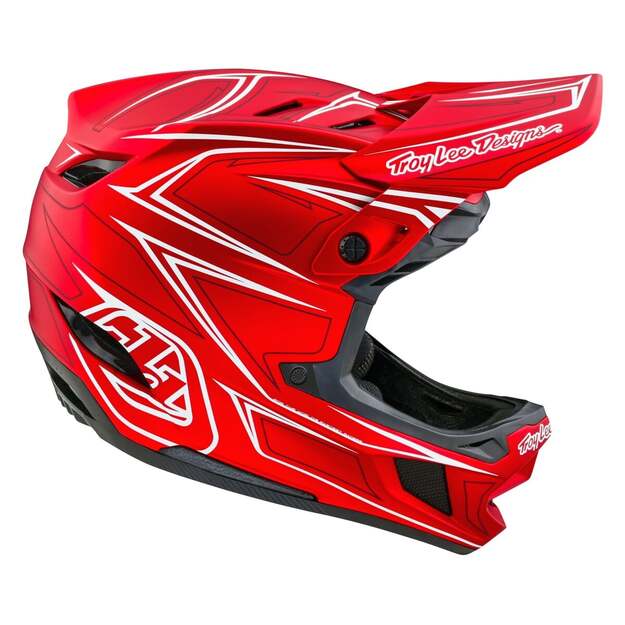 TLD HELMET D4 COMPOSITE PINNED RED (14050500) 4
