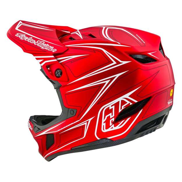 TLD HELMET D4 COMPOSITE PINNED RED (14050500) 1