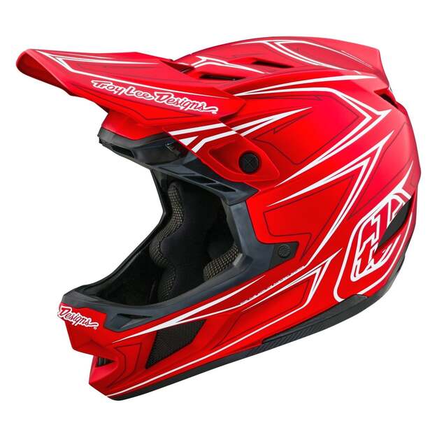 TLD HELMET D4 COMPOSITE PINNED RED (14050500) 6