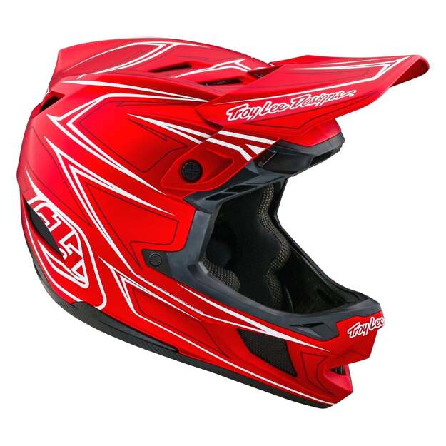 TLD HELMET D4 COMPOSITE PINNED RED (14050500) 5