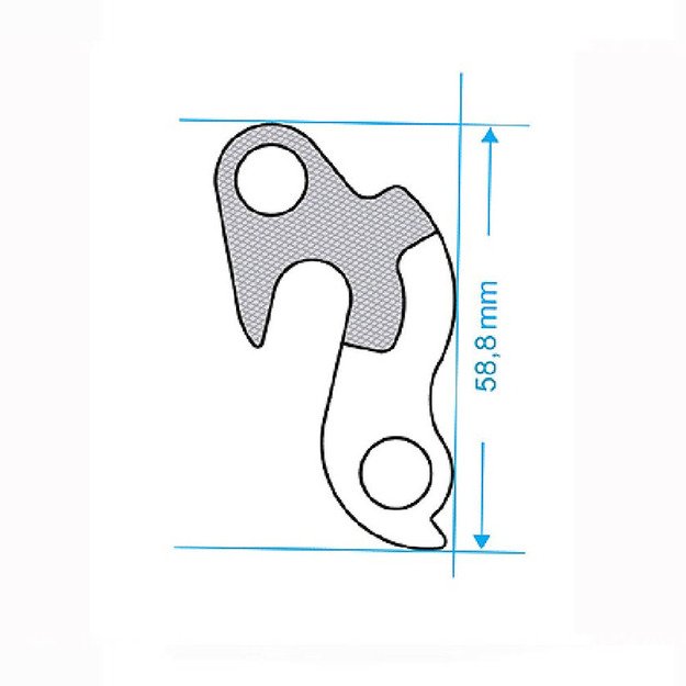 Auselė A HG-014 su varžtu, (1006a) de&scaron;inė