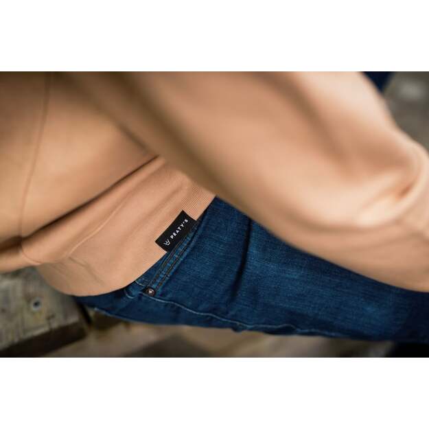 PEATY S PUBWEAR CREW MIKINA EMBROIDERED CROWN LATTE (PPW-25-CRW-CWN-LTE) 3