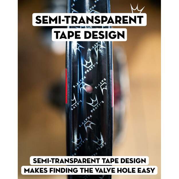 PEATY S HOLESHOT TUBELESS RIM TAPE 23 MM - 10 M ROLL (PTS-HRT-10M-R23-6) 6