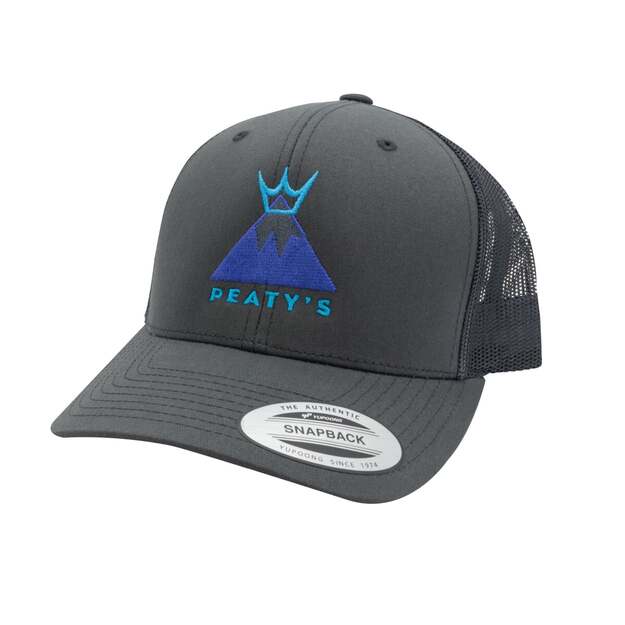 PEATY S PUBWEAR TRUCKER CAP SUMMIT CHARCOAL (PPW-CAP-SMT-CHR)