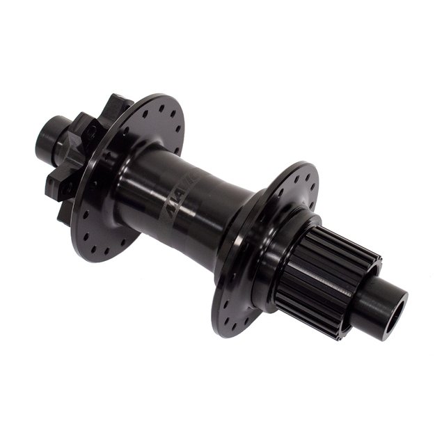 Galinė stebulė MX801 CLASSIC DISC 6B // 36H, thru-axle (juoda)