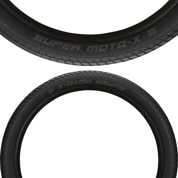 Padanga Schwalbe Super Moto-X 27.5 x 2.40  (62-584) // (juoda) 2