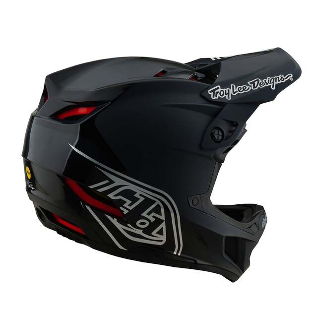 TLD HELMET D4 POLYACRYLITE SHADOW BLACK (17449900) 3