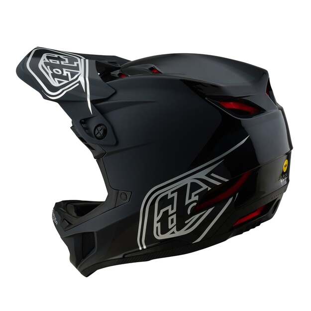 TLD HELMET D4 POLYACRYLITE SHADOW BLACK (17449900) 1