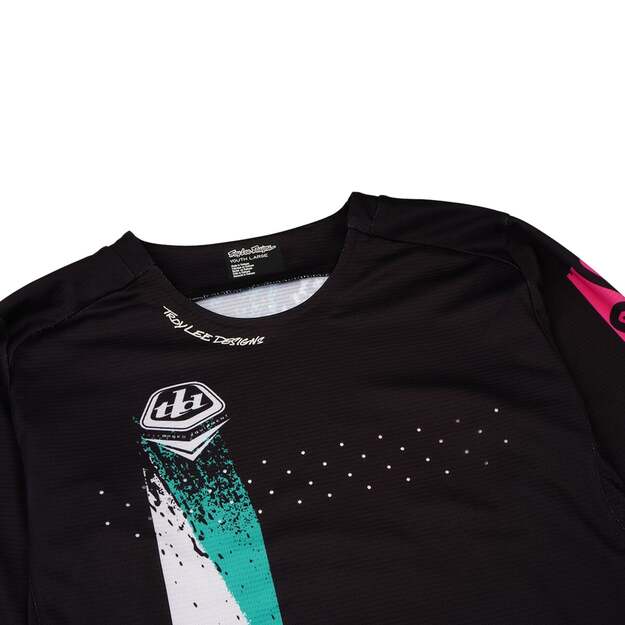 TLD YOUTH LS JERSEY SPRINT FULL PULL BLACK (32403600) 3