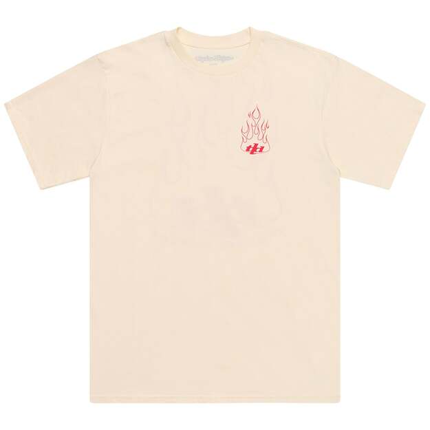 TLD SHORT SLEEVE TEE TORCHED VINTAGE WHITE (70121201)