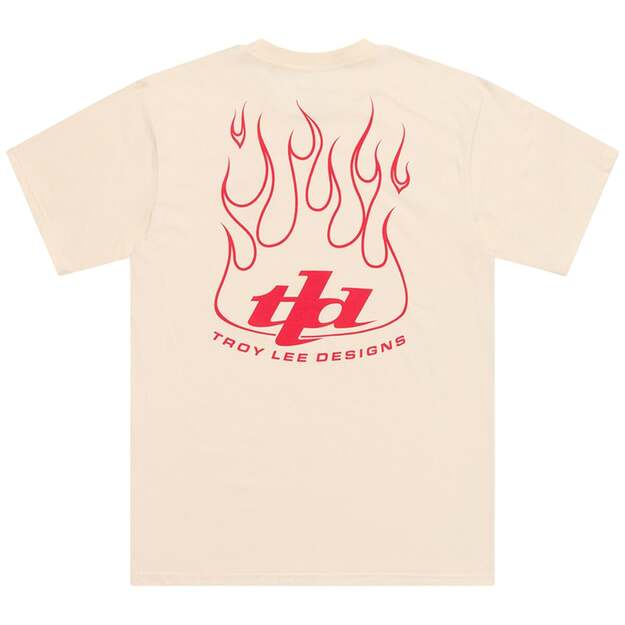 TLD SHORT SLEEVE TEE TORCHED VINTAGE WHITE (70121201) 1