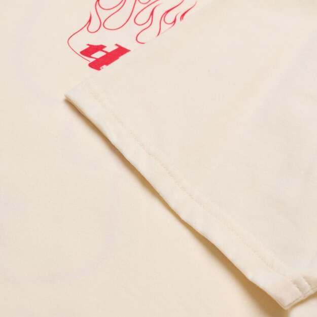 TLD SHORT SLEEVE TEE TORCHED VINTAGE WHITE (70121201) 3