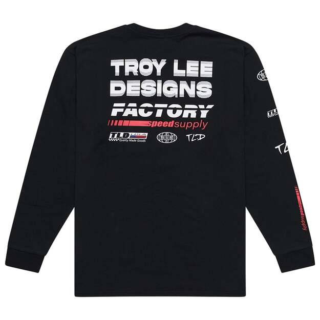 TLD LONG SLEEVE TEE FACTORY BLACK (72981801) 1