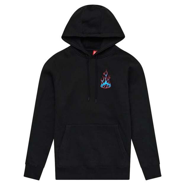 TLD HOODIE TORCHED BLACK (73121200)