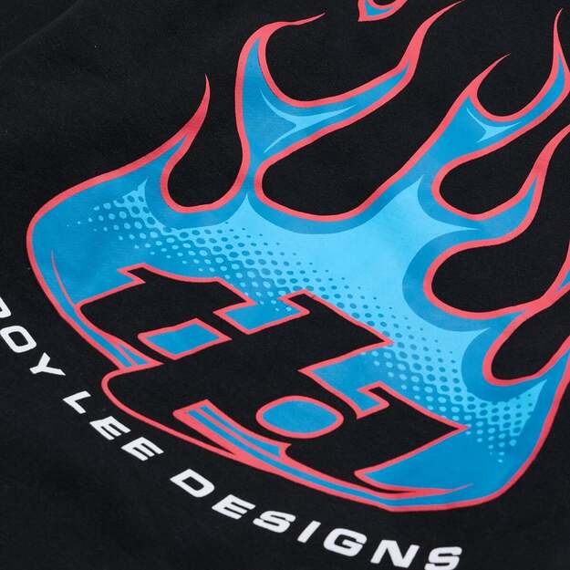 TLD HOODIE TORCHED BLACK (73121200) 3