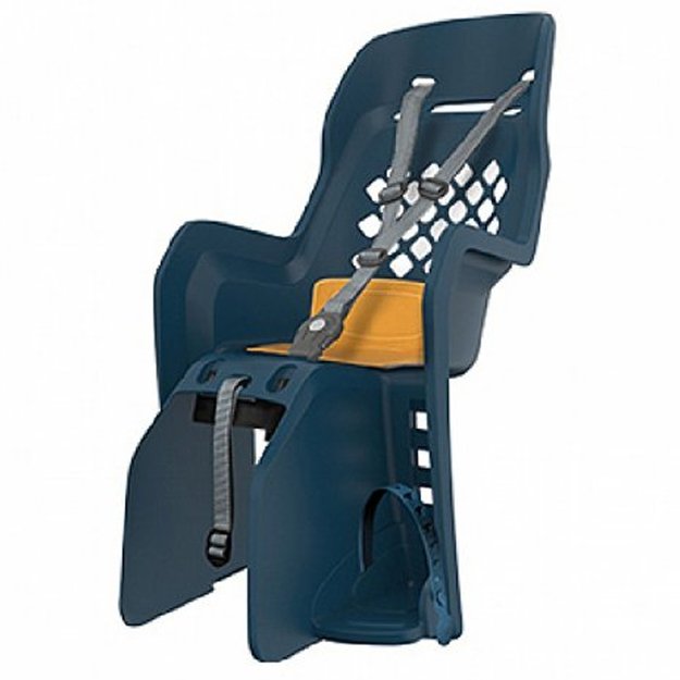 Dviračio kėdutė Polisport Joy CFS ant bagažinės (mėlyna/geltona)