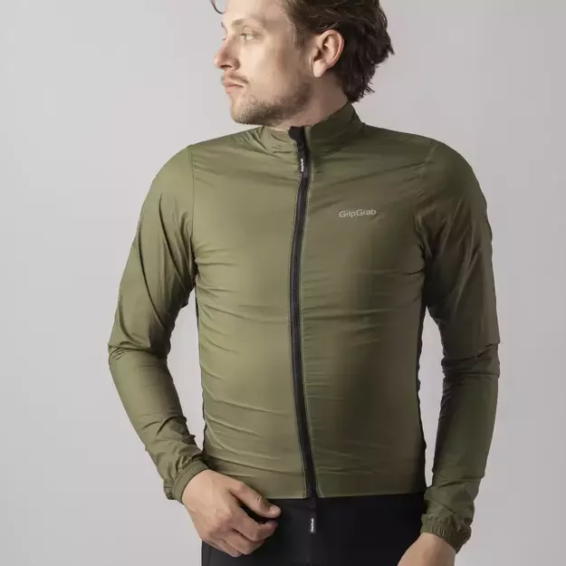 GripGrab PACR Windproof Lightweight vyriška striukė | Olive Green 4