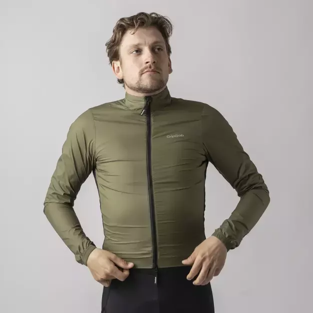 GripGrab PACR Windproof Lightweight vyriška striukė | Olive Green 5