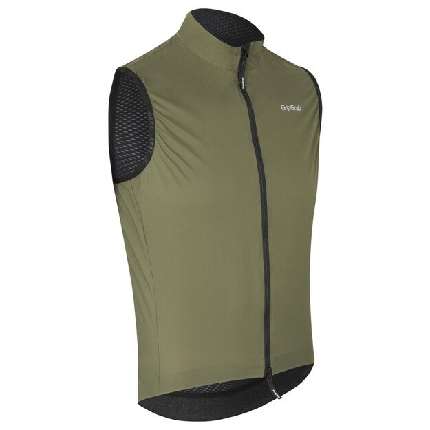 GripGrab PACR Windproof Lightweight vyriška liemenė | Olive Green