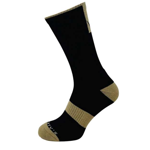 PEATY S PONOŽKY SHREDSOCKS BLOCK BLACK / BROWN (PPW-SCK-BLC-BL/BR-10)