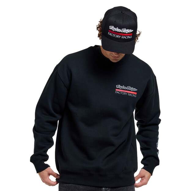 TLD PULLOVER HOODIE FACTORY RACING BLACK / RED SM (79666900) 5