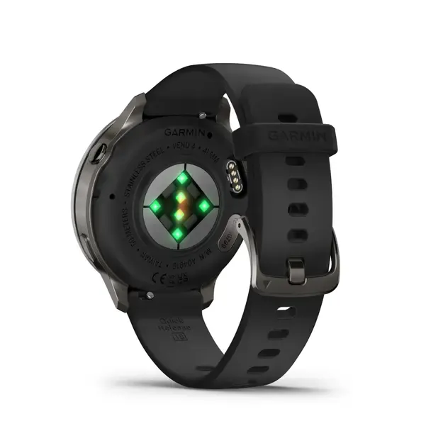 Išmanusis laikrodis Garmin Venu® 4 | 41mm | Slate - Black Silicone Band 3