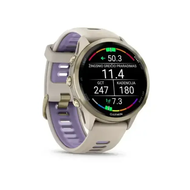 Išmanusis laikrodis Garmin Forerunner® 970 | Soft Gold Titanium 2