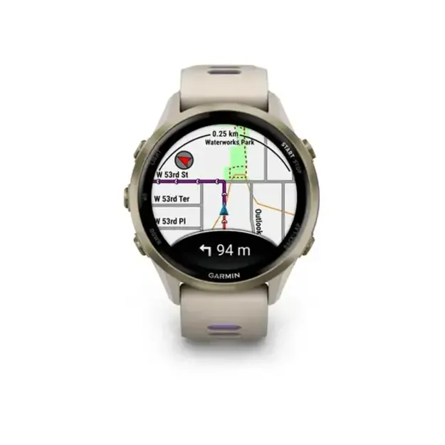 Išmanusis laikrodis Garmin Forerunner® 970 | Soft Gold Titanium 1