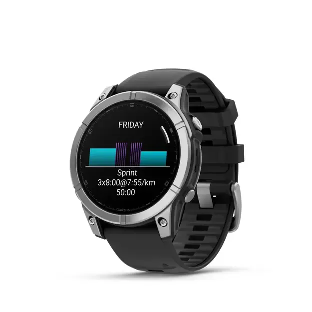 Išmanusis laikrodis Garmin fēnix® E Amoled | 47mm | Stainless Steel 1