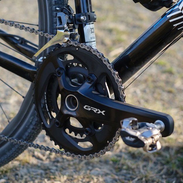 Priekinis žvaigždžių blokas Shimano GRX FC-RX600 // 2x11 pav., 46/30T