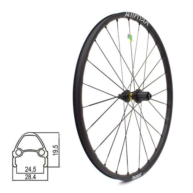 Galinis ratas MAVIC ALLROAD SL 28  // diskiniams CL, 24H, Aero stipinai, 12x142