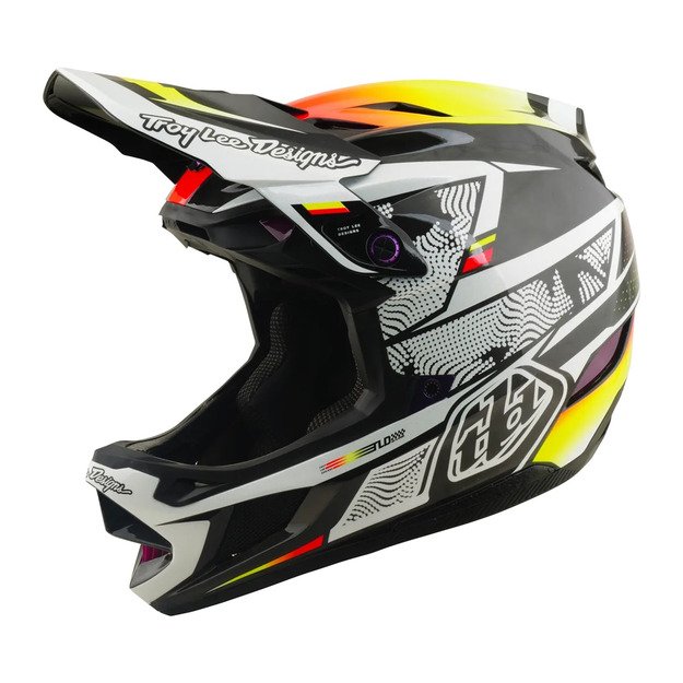 TLD HELMET D4 CARBON MIPS LINED UP BLACK (13902500)