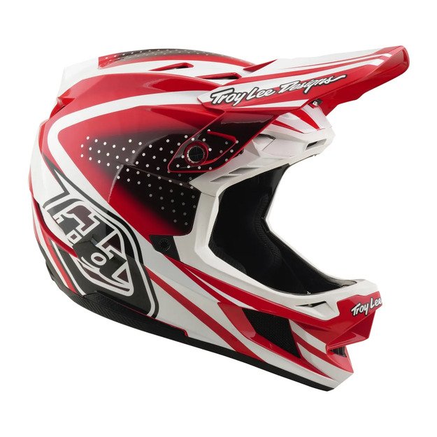 TLD HELMET D4 POLYACRYLITE MIPS THE LINE FIRE / WHITE (17404701) 6