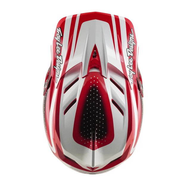 TLD HELMET D4 POLYACRYLITE MIPS THE LINE FIRE / WHITE (17404701) 7