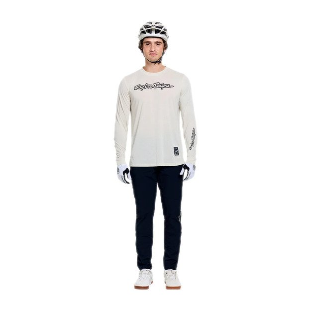 TLD LONG SLEEVE JERSEY SKYLINE RIDE TEE SIGNATURE PUMICE (38307203) 5