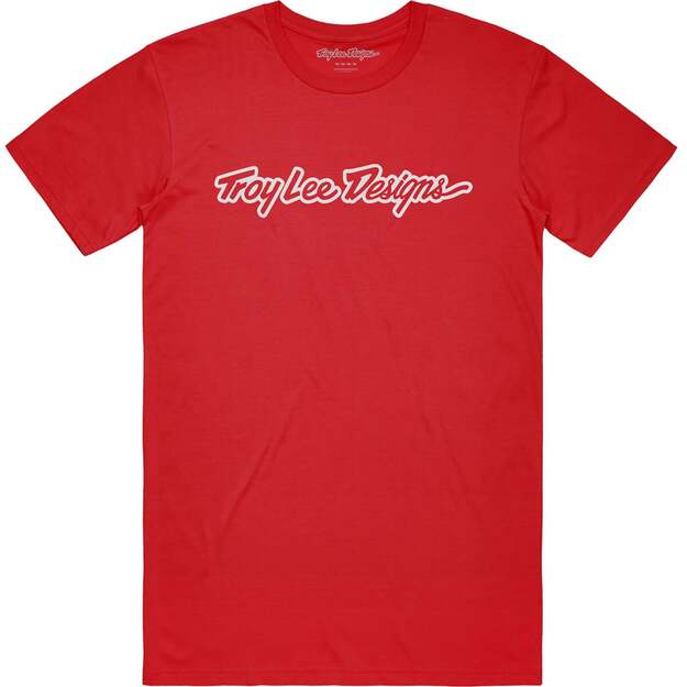 TLD SHORT SLEEVE TEE SIGNATURE SCARLET GLO (70191711)