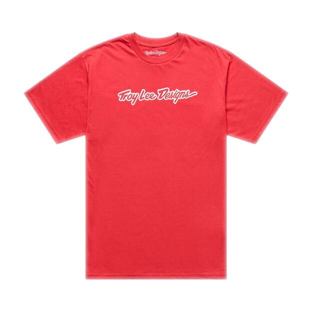 TLD SHORT SLEEVE TEE SIGNATURE SCARLET GLO (70191711) 1