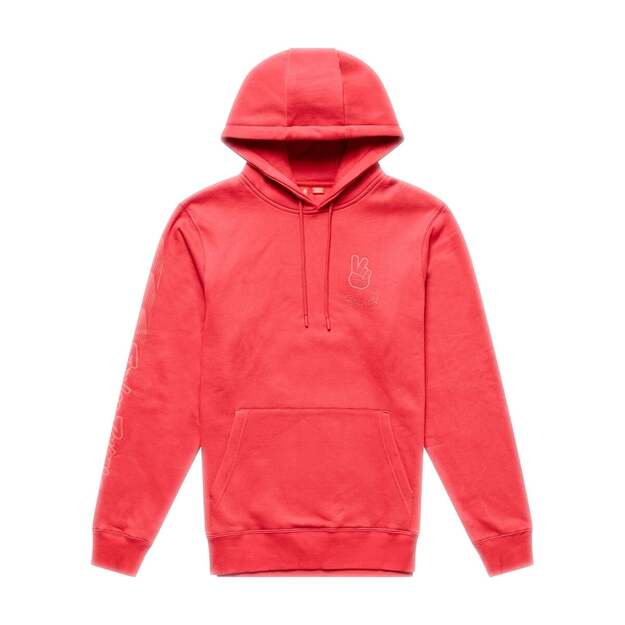 TLD HOODIE PEACE OUT SCARLET (73157303)