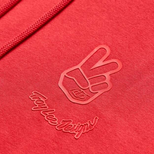 TLD HOODIE PEACE OUT SCARLET (73157303) 2