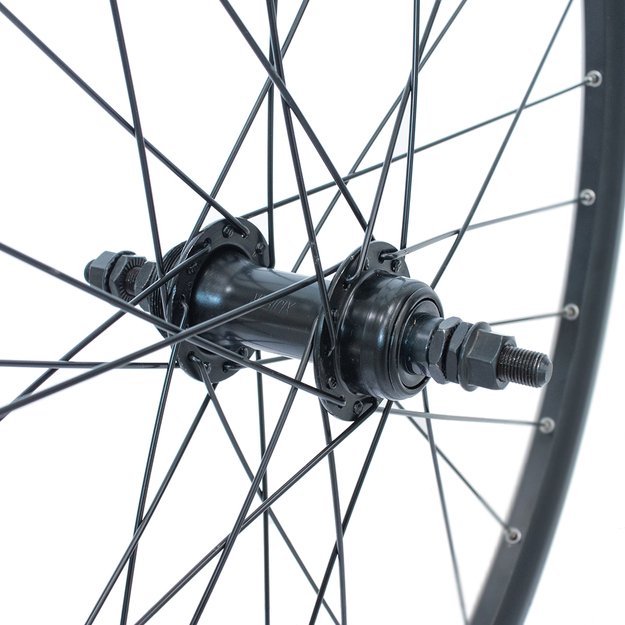 Galinis ratas ZLA-019 26  // V-Brake, 28H, užsukamam žvaigždžių blokui, veržlės, kniedytas, dvigubas, aliuminis 1