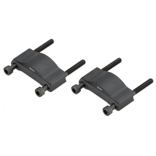 Vairo paauk&scaron;tinimas FALCON TT 20 mm, plastikinis (juoda)