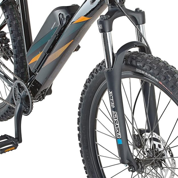 Elektrinis Prophete Graveler EM.100 E-MTB 27.5  // 8G, dydis 19  (48 cm) (juoda)