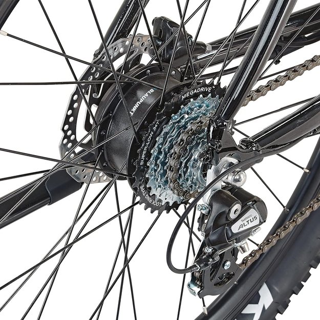 Elektrinis Prophete Graveler EM.100 E-MTB 27.5  // 8G, dydis 19  (48 cm) (juoda)