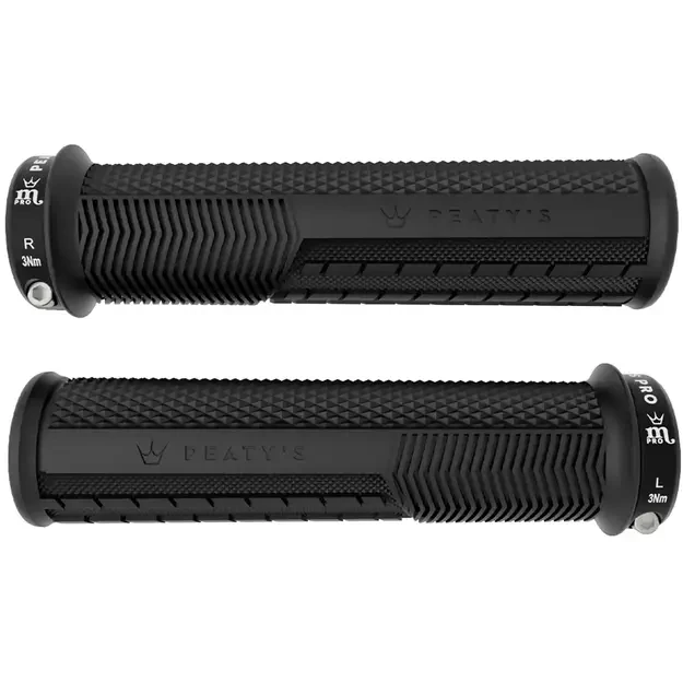 PEATY S GRIPY MONARCH PRO KNURL THICK BLACK (PGM-PRO-KNL-THK-BLK-20)