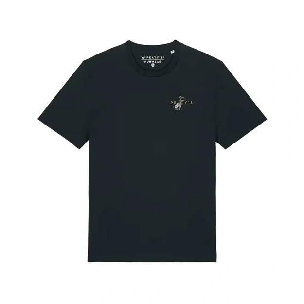 PEATY S PUBWEAR SHORT SLEEVE TEE - SUPERDOG / BLACK (PPW-26-TEE-SUP-BLK)