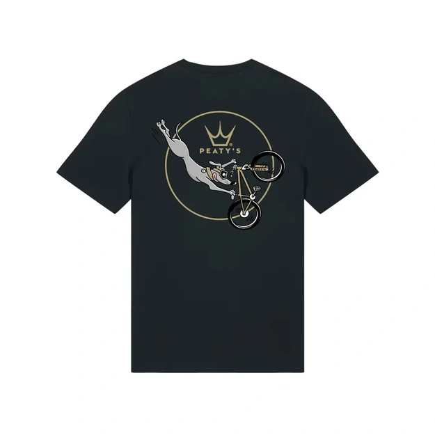 PEATY S PUBWEAR SHORT SLEEVE TEE - SUPERDOG / BLACK (PPW-26-TEE-SUP-BLK)