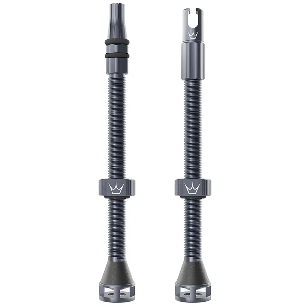 PEATY S TUBELESS VALVES HOLESHOT FAST FLOW 80MM SLATE (PTV-HFF-80-SLT-12)