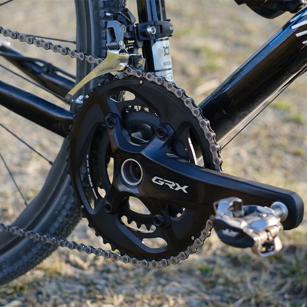 Priekinis pavarų perjungiklis Shimano GRX FD-RX400 //&nbsp;2x10-speed, 42T, Brazed-On,&nbsp;Down-Pull